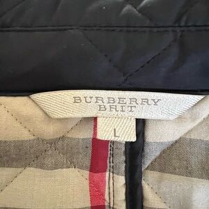 Burberry Brit quilted jacket. Women’s size L